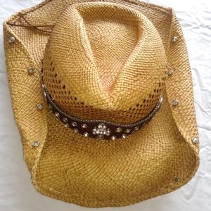 Jeweled Bling Bling Sexy Cowgirl Hat. Small